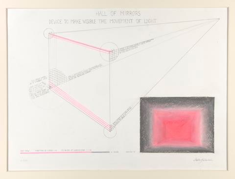 Hall of Mirrors: Device to Make Visible the Movement of Light