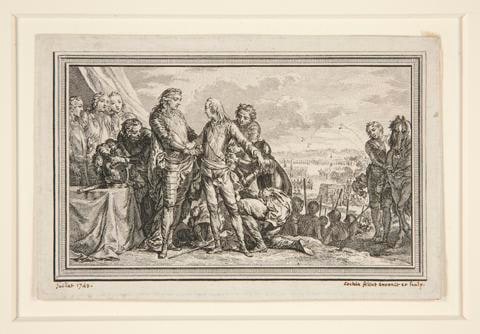 Le Roi arme le Dauphin a Fontenoy (The King Arms the Dauphin at Fontenoy)