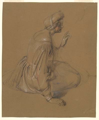 Study of a Seated Woman: St. Elizabeth