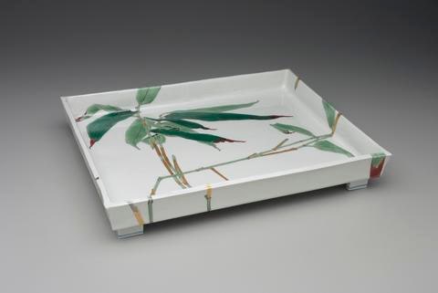 Tray with Design of Bamboo