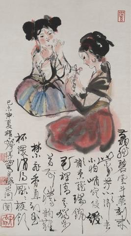 Two Women after a Song Dynasty Poem