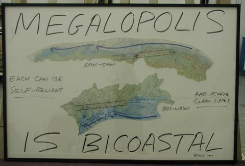 Megalopolis is Bicoastal