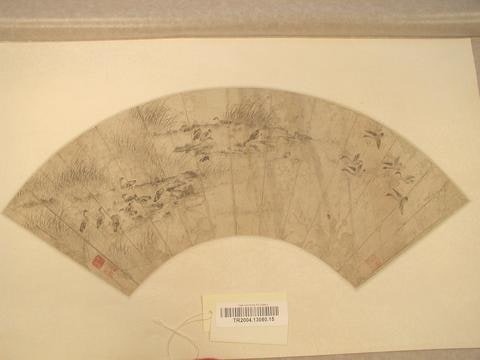Wild Geese Descending to a Bank