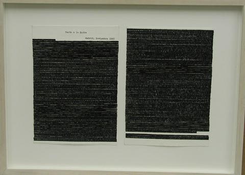 Letters to the Mother, diptych