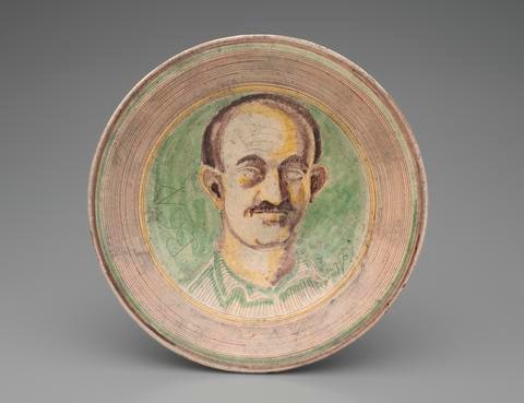 Dish with a Portrait of Ben Hecht