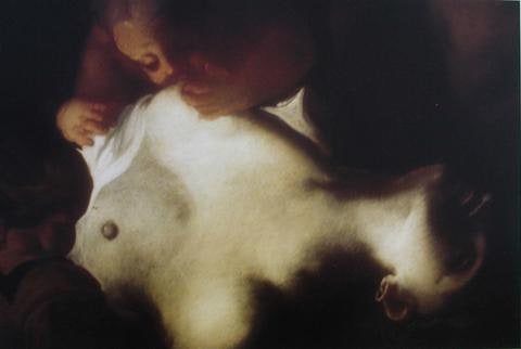 Detail from "Madonna del Carmine and Procession against the Plague" by Tommaso Fasano