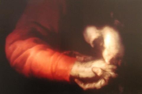 The Prodigal Son Kissing his Father's Hand, detail from "Return of the Prodigal Son" by the Master of the Annunciation to the Shepherds