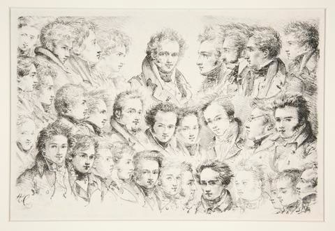 L'Atelier de Girodet - Portraits of thirty-two pupils