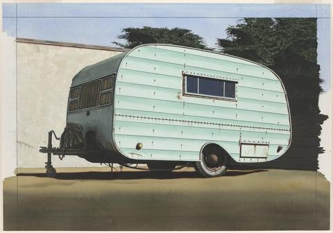 Green Trailer Home
