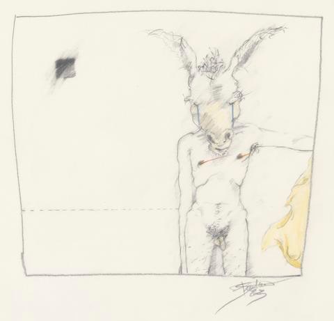 Donkey-Headed Drawing