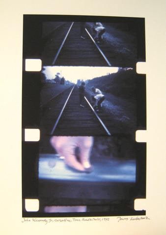 John Kennedy Jr., Caroline Kennedy, and Tina Radziwill, three frames from the film This Side of Paradise: Fragments of an Unfinished Biography (1999)