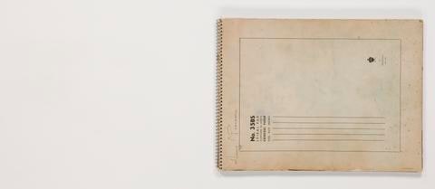 Art Students' League Sketchbook. 20 leaves and covers.