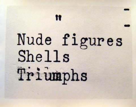Untitled (Nude Figures, Shells, Triumphs)