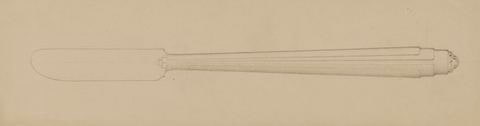 Design drawing for a knife