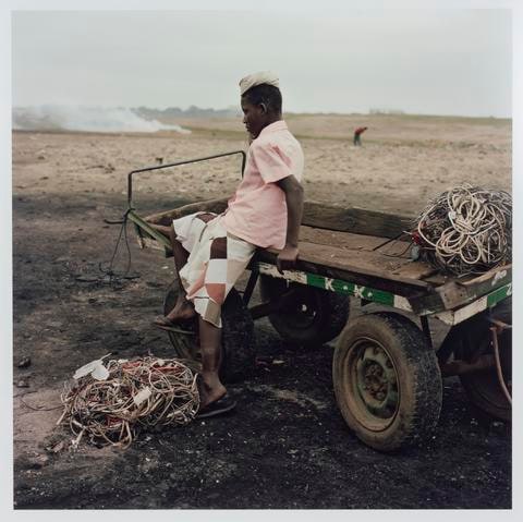 Amama Suleiman, Agbogbloshie Market, Ghana, from the series Permanent Error