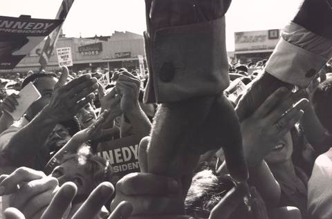Kennedy's Hands (JFK Campaigning)