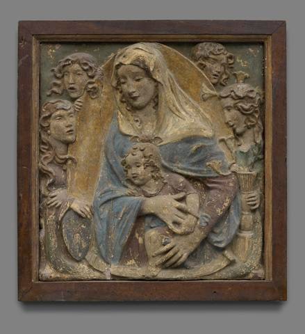 Virgin and Child with Four Angels