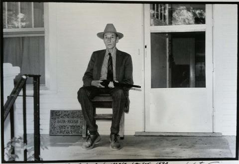 William S. Burroughs, at home, Lawrence, Kansas