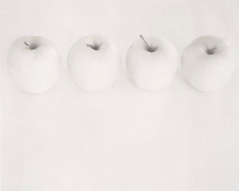 Four White Apples