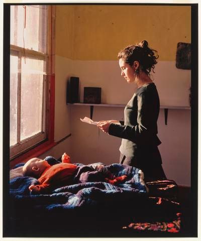 Woman Reading a Possession Order