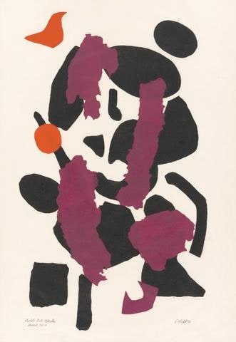 Violet-Red-Black