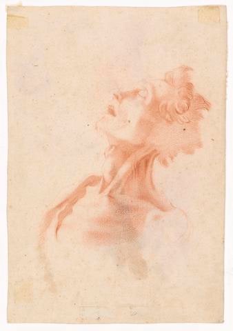 Head of a Man, Face in Profile (recto); Anatomical Study, Face in Profile (verso)