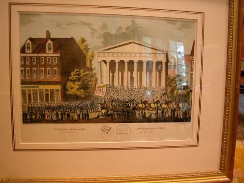 The Gold and Silver Artificers of Philadelphia. In Civic Procession, 22 February 1832
