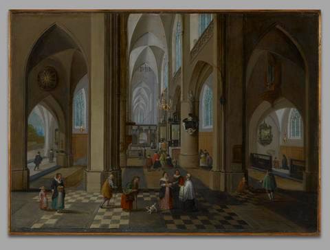 Interior of a Gothic Church