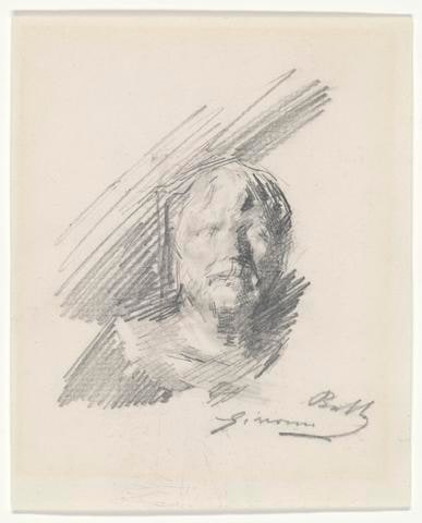 Study of an Antique Head of Seneca