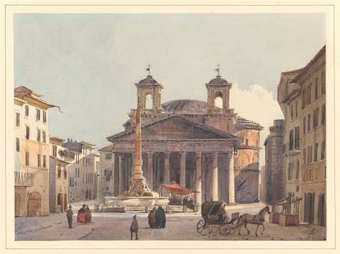 Pantheon and the Piazza del Pantheon