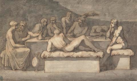 Neoclassical Banqueting Scene