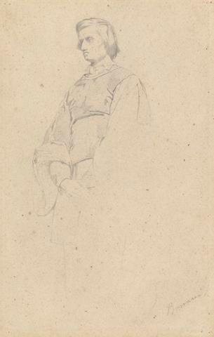 Study of a Standing Young Man in Renaissance Costume