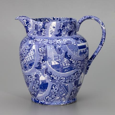 Cumbrian Blue(s), New American Scenery, Sampler Jug No:6, Fleurs.de.Sel's New York (after Stubbs)