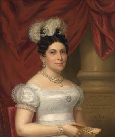 Portrait of María de la Concepción Vegas y Rodríguez del Toro (1800–1872)