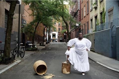 Dorothy and Angola, Stay Free, In Land of the Blacks, Minetta Lane, Village, NYC, from the series White Shoes