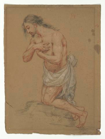 Kneeling Male Figure in Prayer