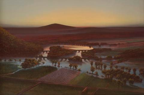 The Oxbow, Flooded, for Frank Moore and Dan Hodermarsky