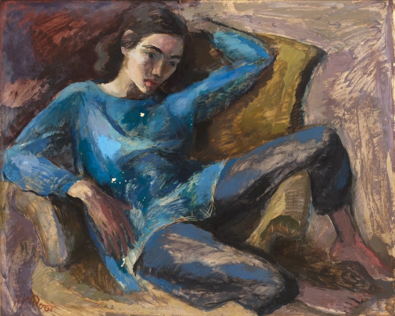 The Girl in the Blue Blouse