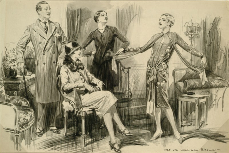In Between Social Activities, the Foreigners Found Time for Hasty Expeditions to the Best Shops