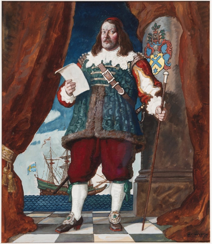 Johan Printz, First Governor of Delaware