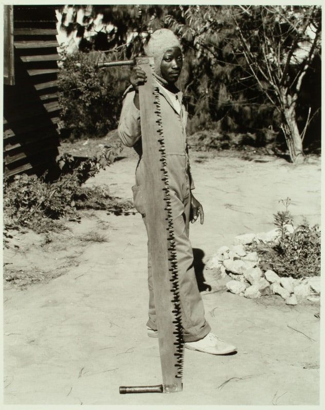 Man Presenting his Tool, The Vumba, Zimbabwe