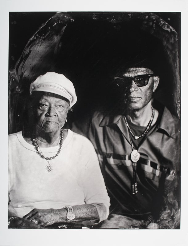 Mother and Son—Assistant Chief Avery "Leaving Tracks" Johnson and Ms. Sarah "Stump" Johnson, Citizens of the Nanticoke Indian Tribe