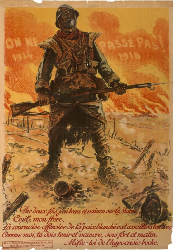 On ne passe pas. 1914 - 1918