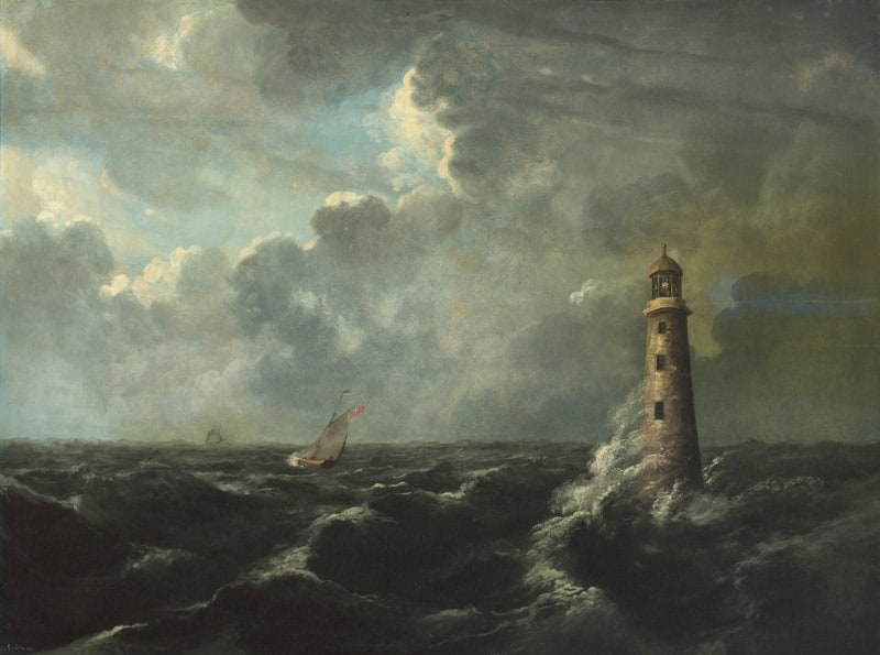 Seascape With Lighthouse