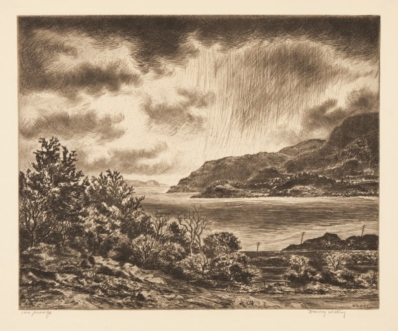 Storm Sweeping the Hudson