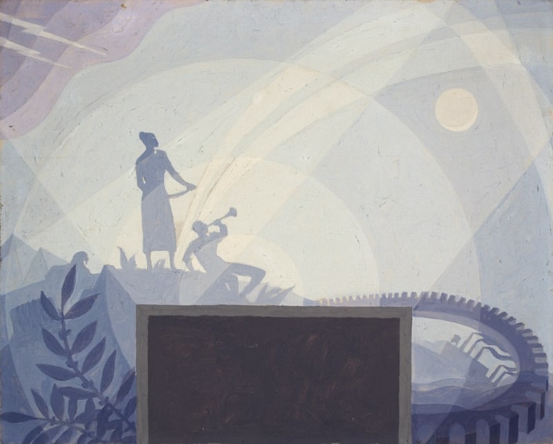 Study for a Mural in the Home of Dr. W.W. and Mrs. Grace Goens in Hockessin, Delaware
