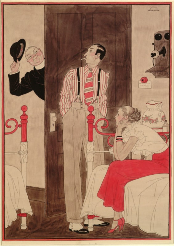 We're Worrying in our Room, When the Reverend Doctor Bently Comes to Call