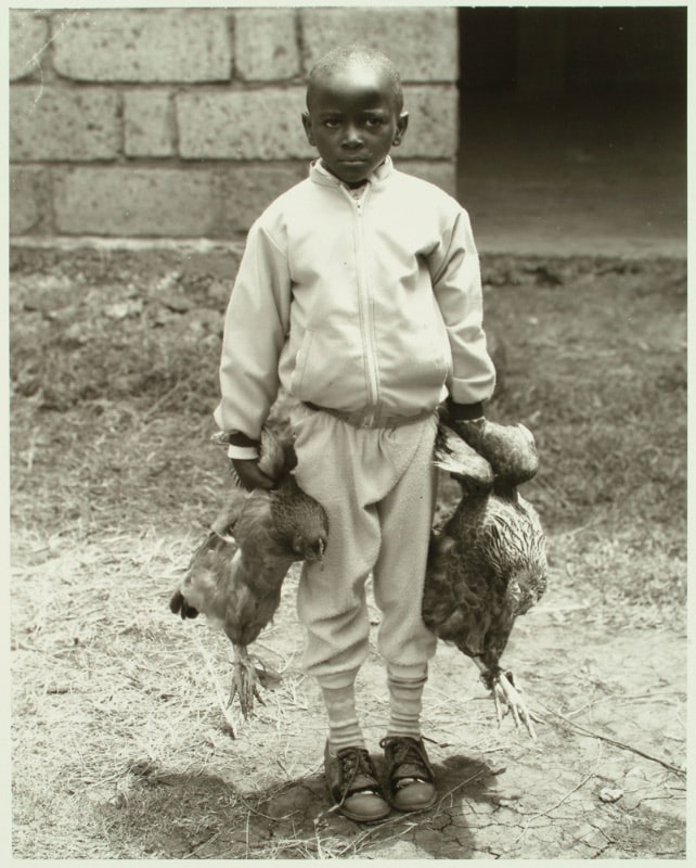 Young Man with Sunday Dinner, Muguga, Kenya