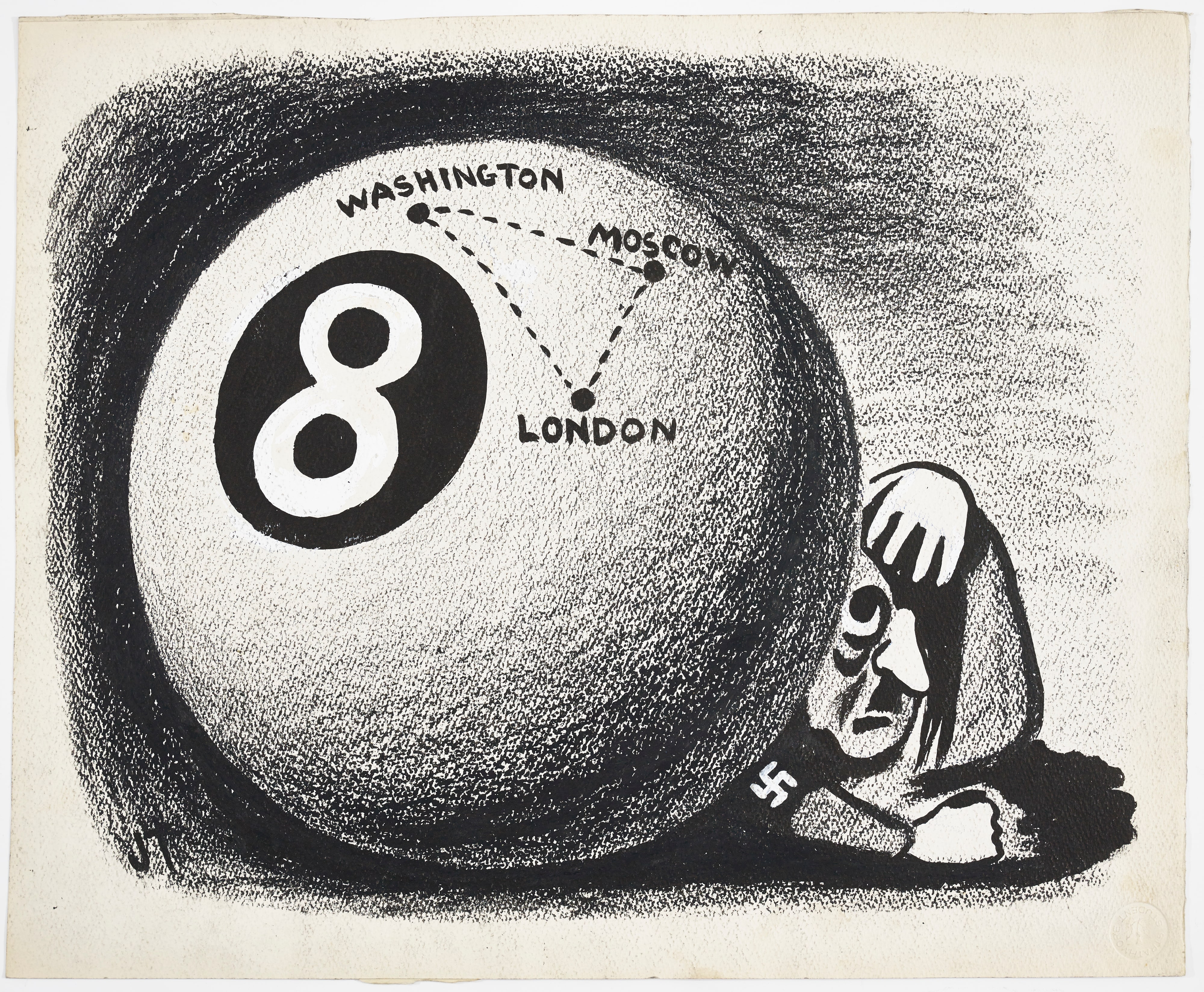 Hitler Behind the Eight Ball