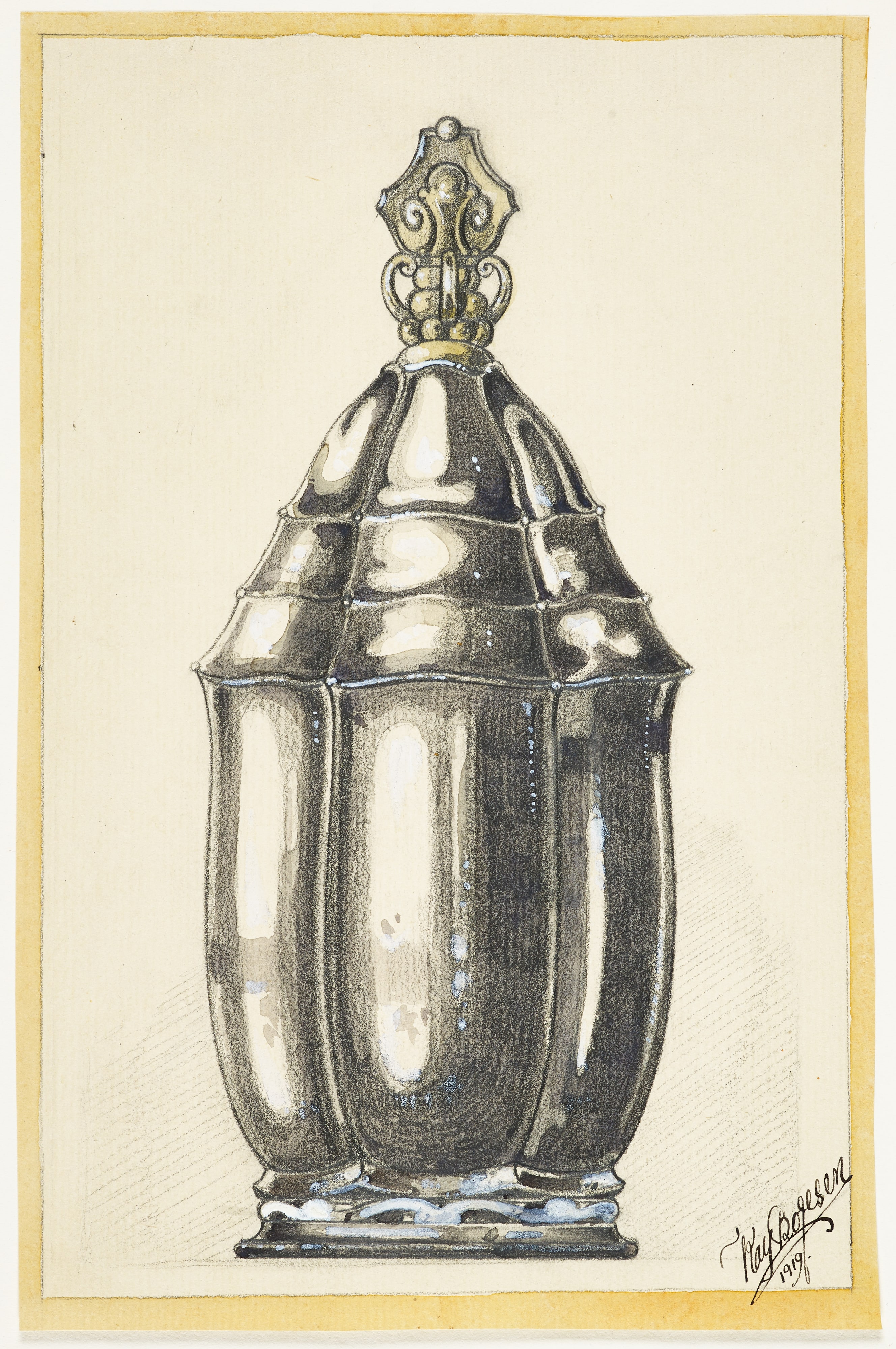 Design for a silver object